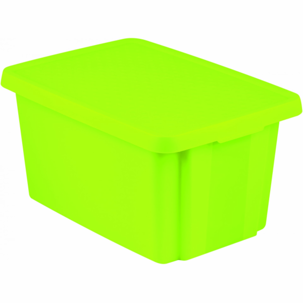 CURVER Essentials Úložný box s víkem Zelená 45l