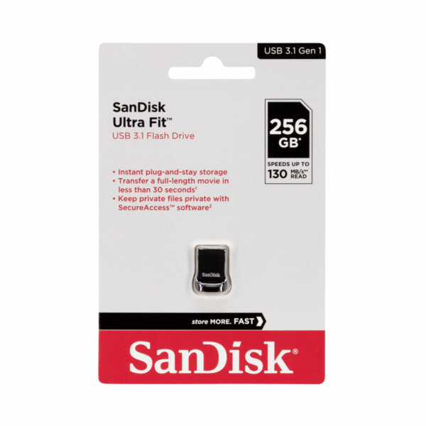 SanDisk Cruzer Ultra Fit   256GB USB 3.1         SDCZ430-...