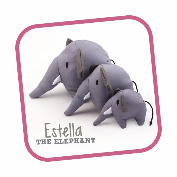 Beco Family Hračka pro psy Estella Slůně L 14cm