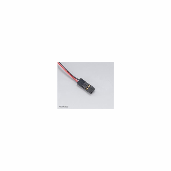 AKASA ventilátor AK-189BK-2B, 25x25x10mm, 2 pins, 2x kuli...