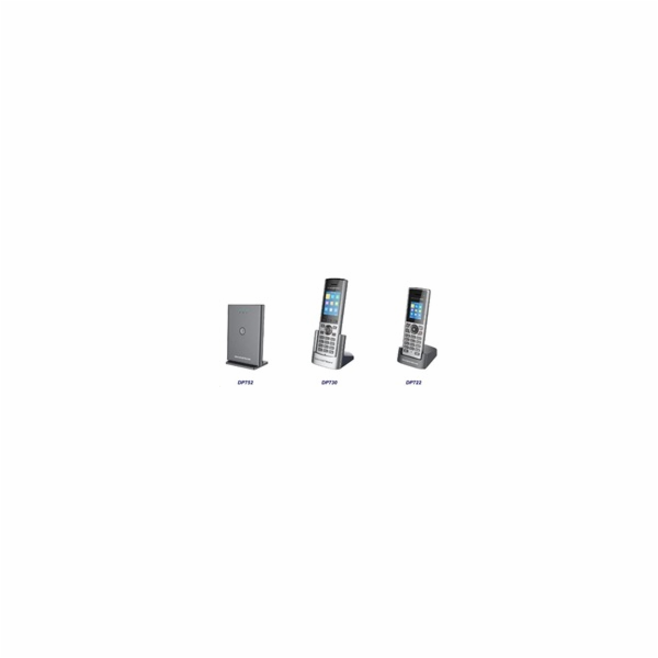 Grandstream DP752 SIP DECT základnová stanice, 10x SIP, DECT
