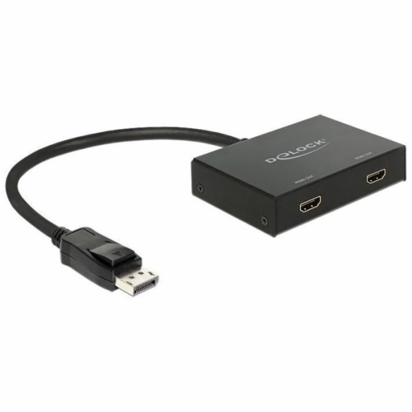 Delock Displayport 1.2 Splitter 1 x Displayport in > 2 x ...