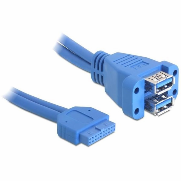 Delock USB 3.0 Pin Header - Kabel z USB iinterní na exter...