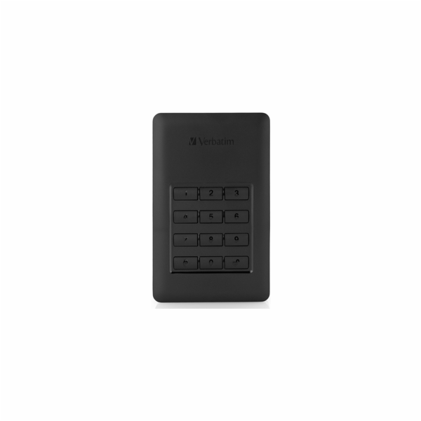 VERBATIM Externí HDD 2TB Incl.KEYPAD USB3.1 USB 3.0 GDPR