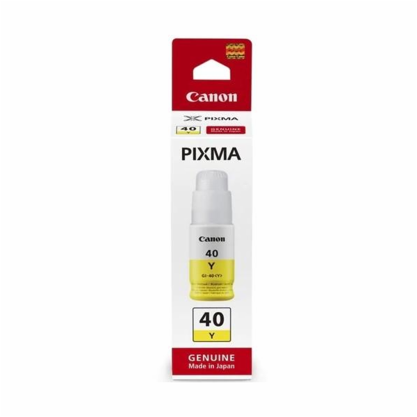 Canon Cartridge GI-40 Y žlutá pro PIXMA GM2040, G6040, G5...