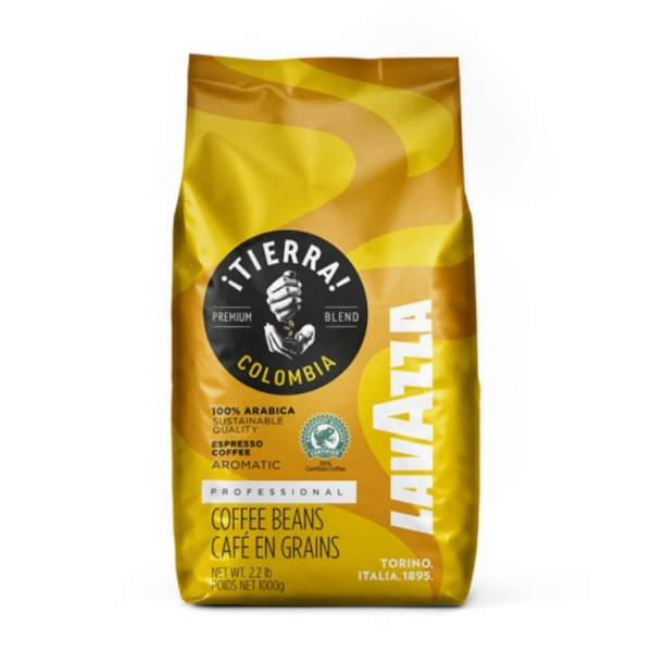 LAVAZZA TIERRA COLUMBIA ESPRESSO Z 1 kg zrnkova