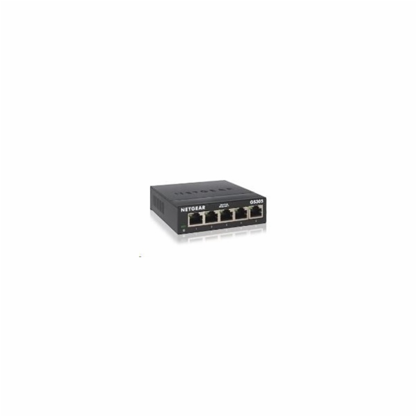 NETGEAR GS305 - Přepínač - neřízený - 5 x 10/100/1000 - d...