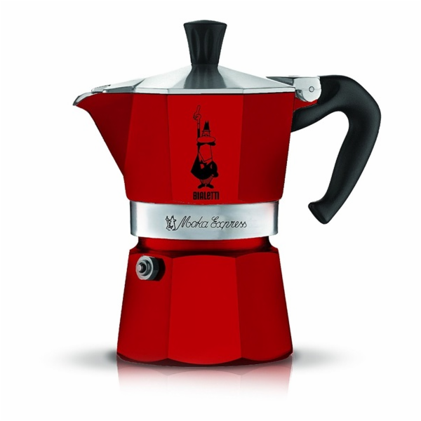 Bialetti Moka Express na 3 šálky růžové