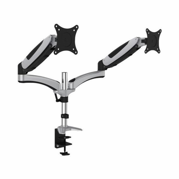 Digitus VESA dvojitý svorkový stolní stojan, 69cm (27") p...