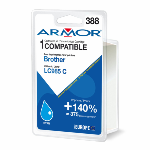 ARMOR cartridge pro BROTHER DCP-J125/515 Cyan  (LC985C)