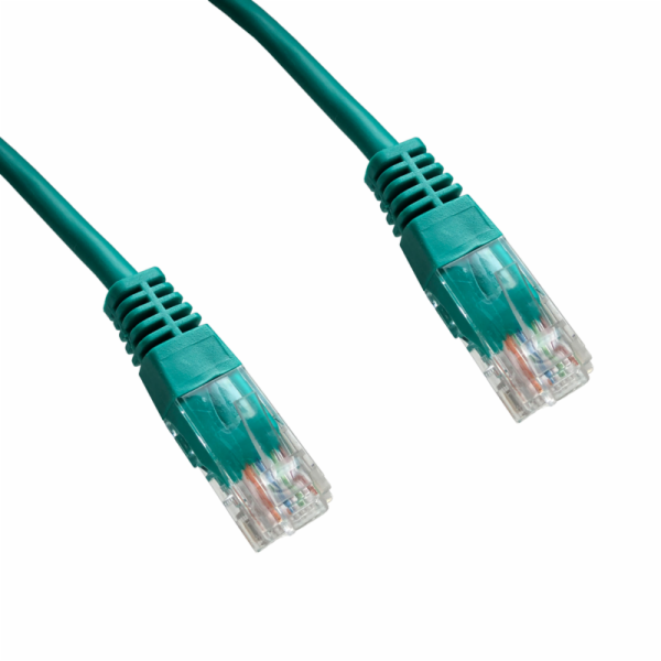 DATACOM Patch kabel UTP CAT5E 3m zelený