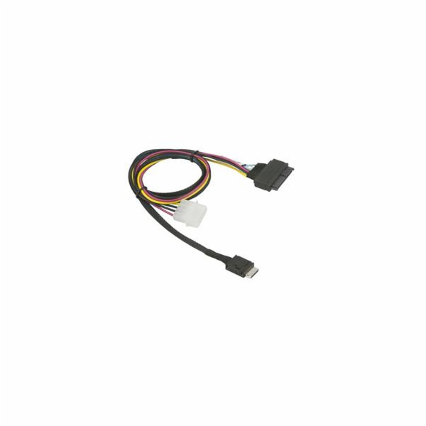 Supermicro 75cm OCuLink to PCIE U.2 with Power Cable (CBL...