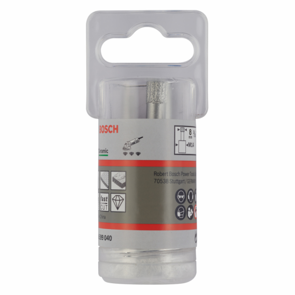 Bosch Best for Ceramic Dry Speed, O 8 mm Diamantový suchý...