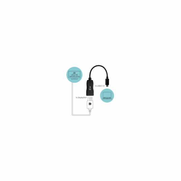 i-tec USB-C Display Port Adapter 4K/60 Hz