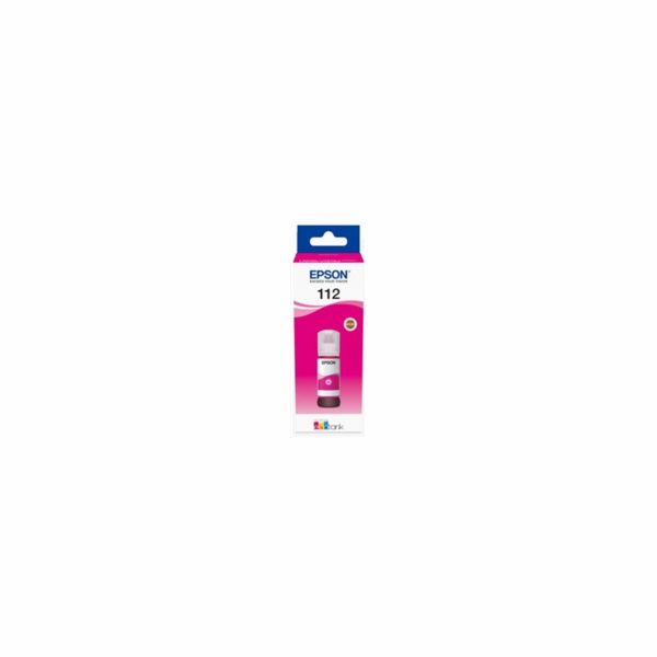 EPSON ink bar 112 EcoTank Pigment Magenta ink bottle