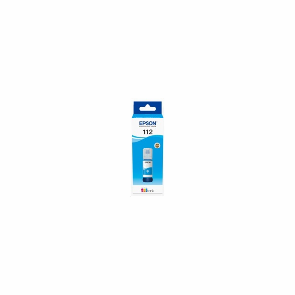 EPSON ink bar 112 EcoTank Pigment Cyan ink bottle