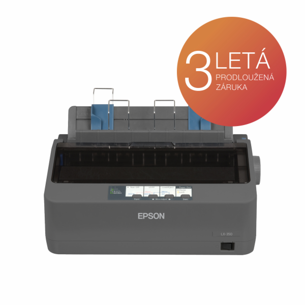 EPSON tiskárna jehličková LX-350, A4, 9 jehel, 347 zn/s, ...