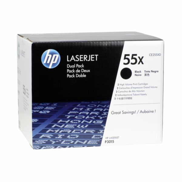 HP toner CE 255 XD cerna 55 A