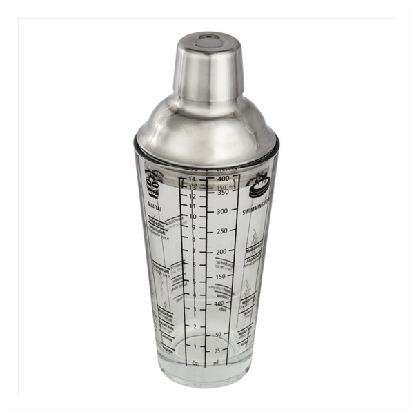XAVAX 111550 šejkr, skleněný, 400 ml