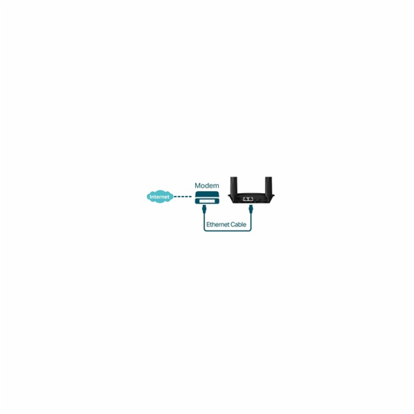 TP-Link TL-MR100 WiFi4 router (N300, 4G LTE, 2,4GHz, 1x10...