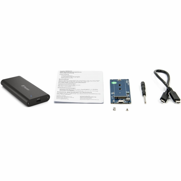 FANTEC NVMe31 M.2 black USB 3.1 Gen2 Typ-C