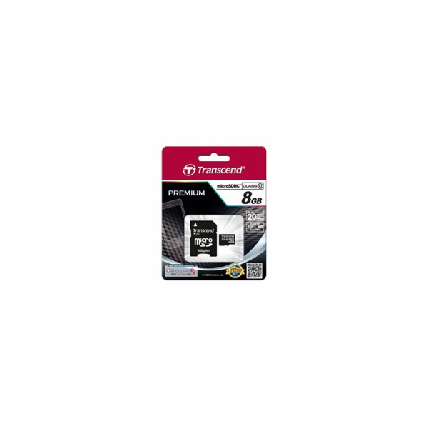 Transcend microSDHC 8GB Class 10 TS8GUSDHC10