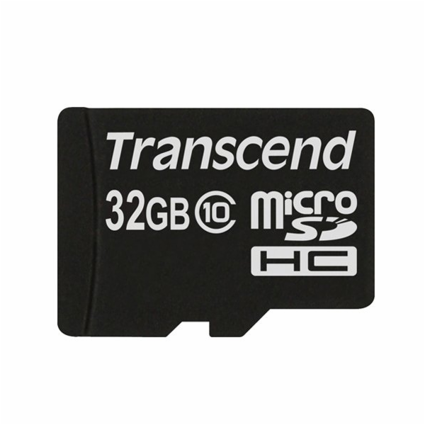 TRANSCEND Micro SDHC Class 10 32GB (bez adaptéru)