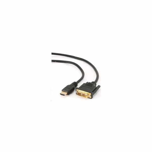 GEMBIRD Kabel HDMI - DVI 3m (M/M, DVI-D, Single Link, zla...