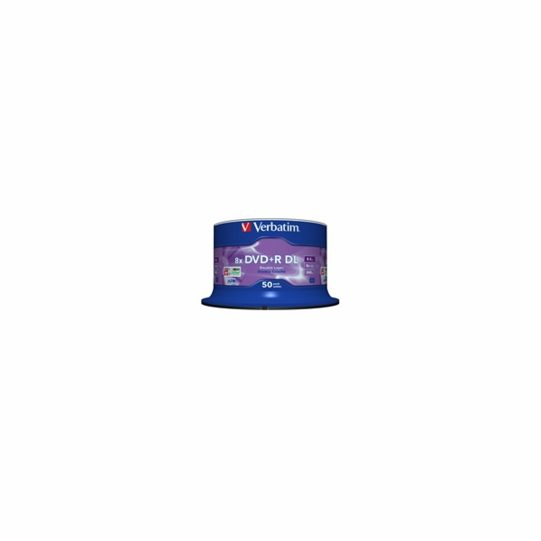VERBATIM DVD+R(50-pack)/Double Layer/Spindle/ 8X 8.5GB Ma...