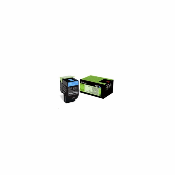 LEXMARK cyan toner 802C pro CX310/410/510 z programu Lexm...