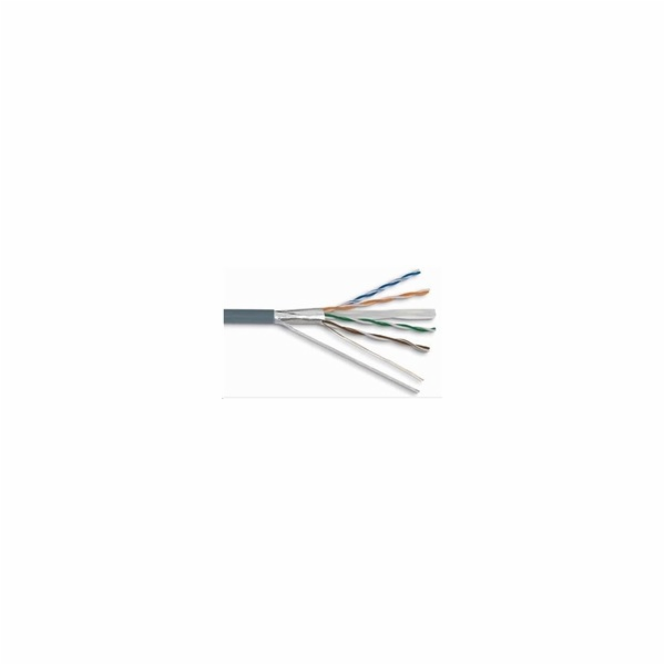FTP kabel Elite, Cat5E, drát, stíněný, venkovní PE, dvoji...