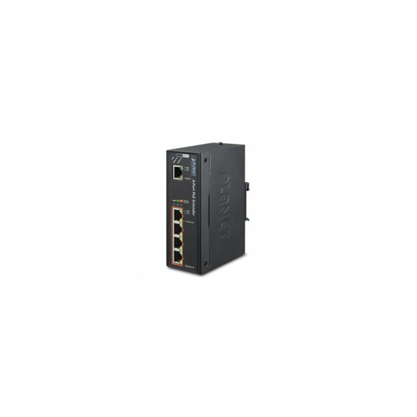 Planet průmyslový PoE/LAN extender, 1xPoE-in, 4xPoE-out 6...