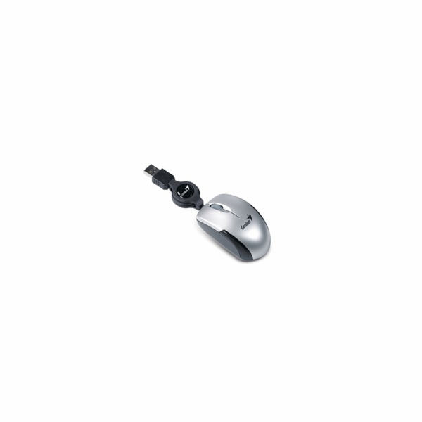 GENIUS myš MicroTraveler V2/ drátová/ 1200 dpi/ USB/ stří...