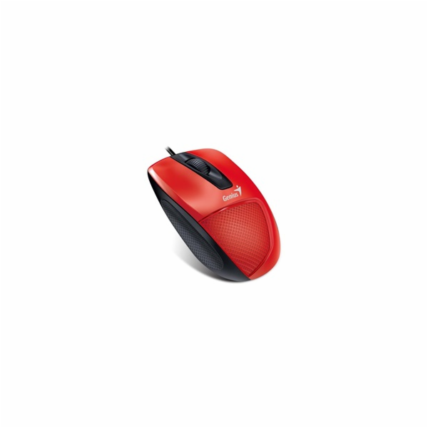 GENIUS myš DX-150X, drátová, 1000 dpi, USB, červená