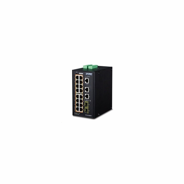 Planet IGS-20160HPT L3 switch, 18x1Gb, 2x2.5Gb SFP, 16x P...