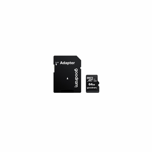 GOODRAM MicroSDXC karta 64GB M1AA, UHS-I Class 10, U1 + a...