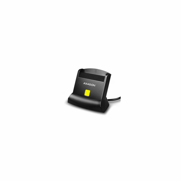 AXAGON CRE-SM2, USB-A StandReader 4-slot čtečka Smart car...