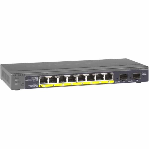 Netgear GS110TP v3, přepínač