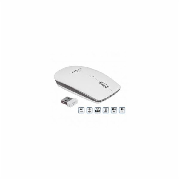 Esperanza EM120W mouse RF Wireless Optical 2400 DPI myš k PC