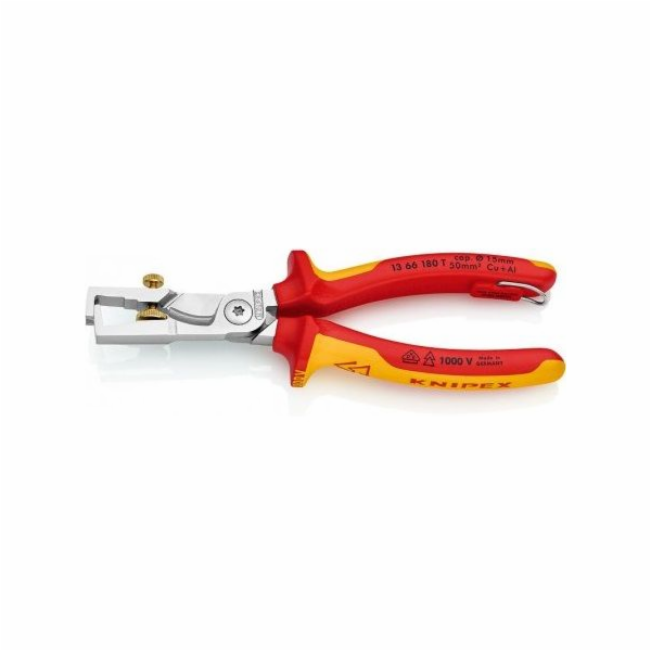 Knipex 13 66 180 T BK Odizolovací kleště s funkcí lisován...