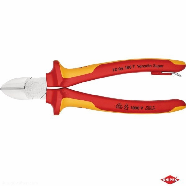 Knipex 70 06 180 T BK Kleště štípací boční TT