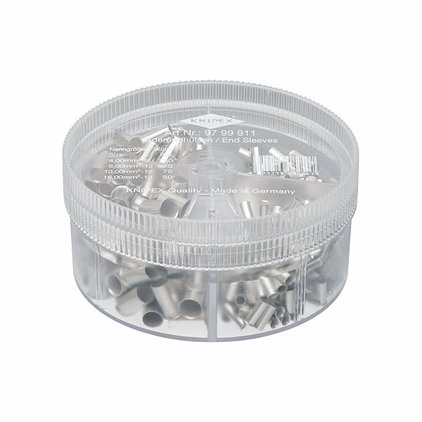 KNIPEX Assortment uninsulated wire ferrules