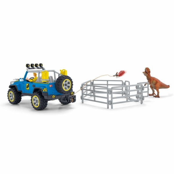 Schleich 41464 terénní vůz s výběhem pro dinosaura