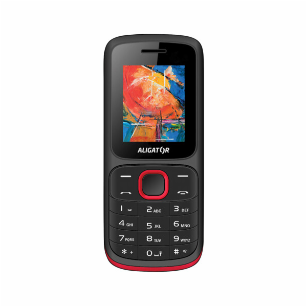 ALIGATOR D210 Dual sim černo-červený