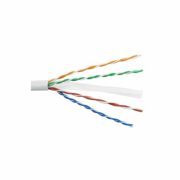 PremiumCord kabel UTP Cat6 4x2, lanko, AWG24/7, čistá měď...