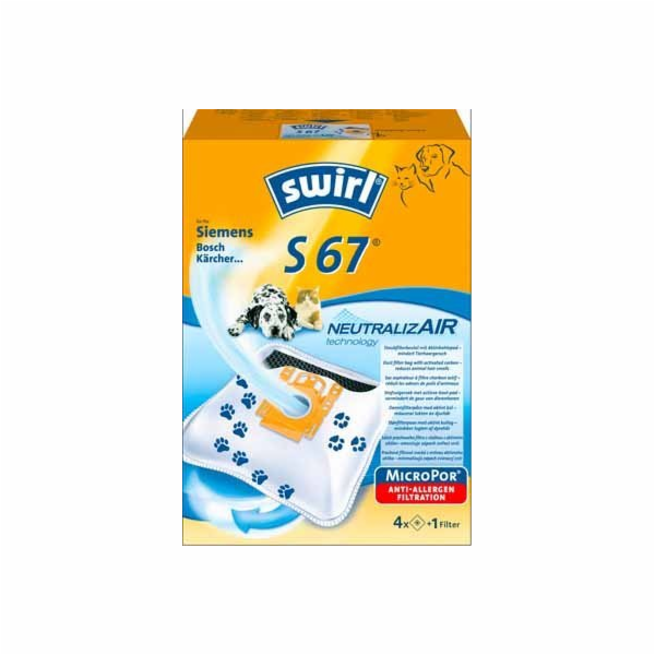 Sáčky Swirl S 67 NeutralizAir 