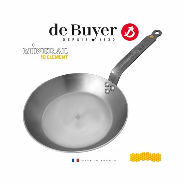 de Buyer Ocelová pánev Mineral B Element 28 cm Ocelová pánev
