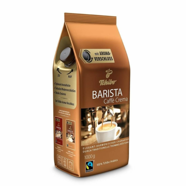 Tchibo Barista Caffe Crema zrnková 1000 g