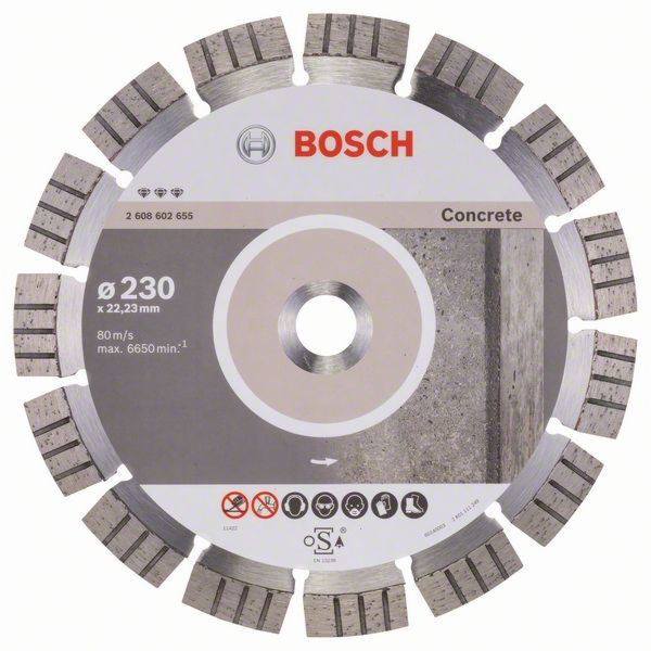 Diamantový řezací kotouč Bosch Best for Concrete 230x22x2...