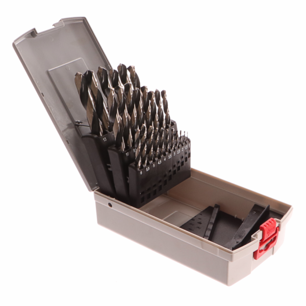Bosch Pro Box 25-díl. HSS PointTeQ, 1,013,0 vrtáky do kovu
